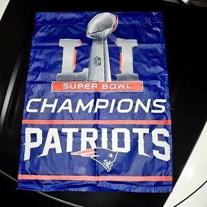 New England Patriots SBLI Championship Flag